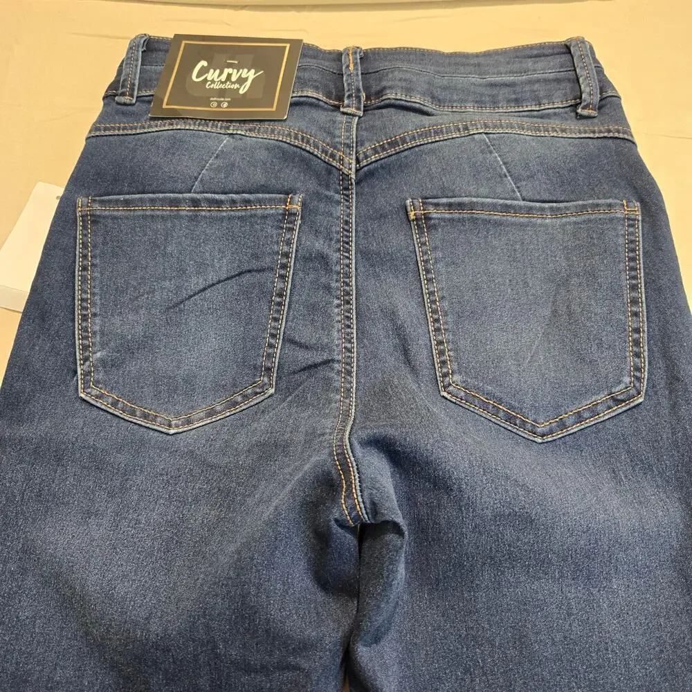 NWT Dollhouse High-rise Skinny Jeans Curvy Collection Girls Sz 7/8 28x29